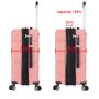 Lot de 2 valises rigides M43603 54 et 73 cm Rose