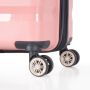 Lot de 2 valises rigides M43603 54 et 73 cm Rose