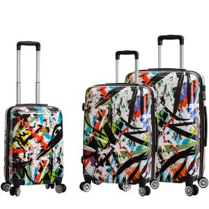 Lot de 3 valises rigides 36820N 55, 66 et 76 cm Splashs