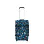 Valise cabine souple Transit'R Plus S Floral Bloom Black