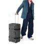 Valise M souple Transit'R Plus M Black Denim