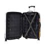 Lot de 3 valises rigides A85803 55, 65 et 75 cm Animals party rose gold