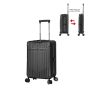 Valise cabine rigide S61101 Pliable 55 cm Black