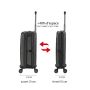 Valise cabine rigide S61101 Pliable 55 cm Black