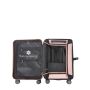 Valise cabine rigide S61101 Pliable 55 cm Champagne