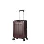 Valise cabine rigide S61101 Pliable 55 cm Coffee
