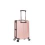 Valise cabine rigide S61101 Pliable 55 cm Rose gold
