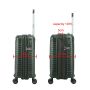 Valise cabine rigide S49703 Extensible 55 cm Vert foncé
