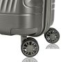 Valise cabine rigide S49703 Extensible 55 cm Champagne
