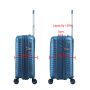 Valise cabine rigide S49703 Extensible 55 cm Bleu