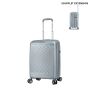 Valise cabine rigide S49703 Extensible 55 cm Gris