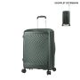 Valise rigide S49703 Extensible 65 cm Vert foncé