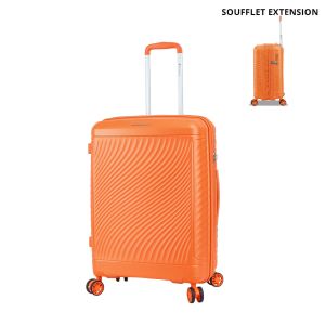 Valise rigide S49703 Extensible 65 cm Orange