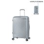 Valise rigide S49703 Extensible 65 cm Gris