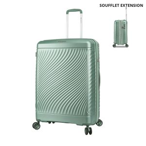 Valise rigide S49703 Extensible 76 cm Vert sauge