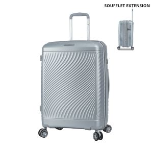 Valise rigide S49703 Extensible 76 cm Gris