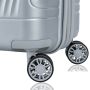 Lot de 3 valises rigides S49703 Extensibles 55, 65 et 76 cm Gris