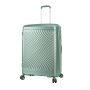 Lot de 3 valises rigides S49703 Extensibles 55, 65 et 76 cm Vert sauge