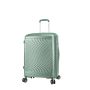 Lot de 3 valises rigides S49703 Extensibles 55, 65 et 76 cm Vert sauge