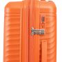 Lot de 3 valises rigides S49703 Extensibles 55, 65 et 76 cm Orange