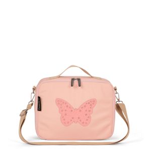 Sac Lunch box Blue Glitter Butterfly