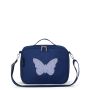 Sac Lunch box Pink Glitter Butterfly