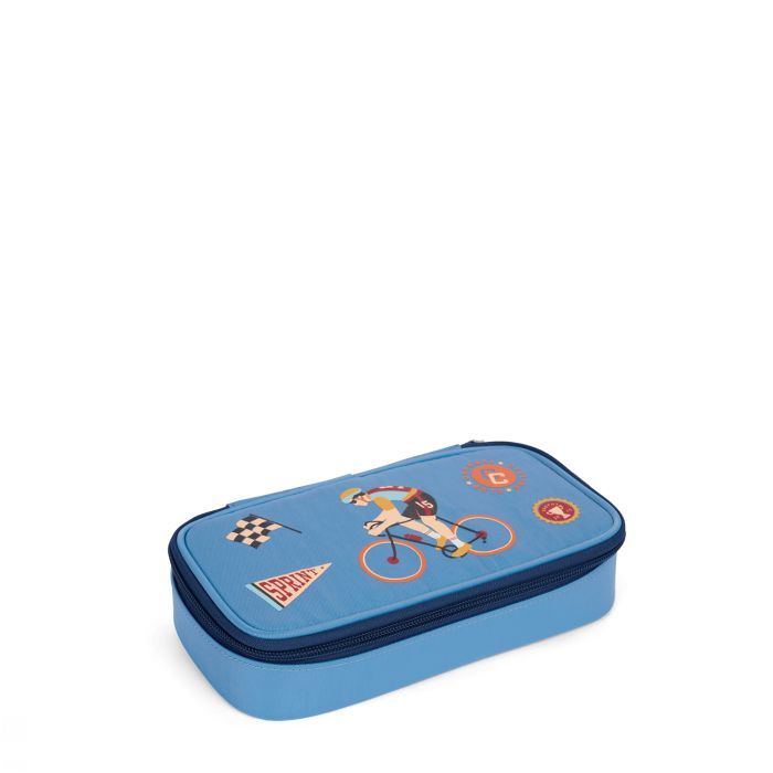 Trousse Simple Sprint Club 21 cm Bleu