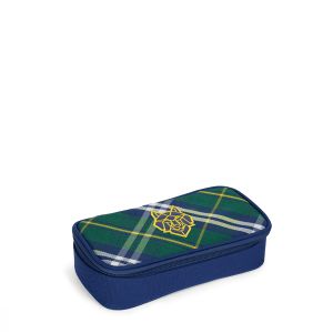 Trousse Simple Wolf Clan Tartan 21 cm Vert