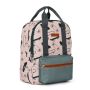 Petit sac à dos maternelle Gray Skates 34 cm Gris