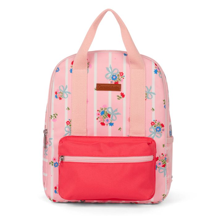 Petit sac à dos maternelle Coral Blossom 34 cm Rose