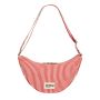 Sac banane Andréa 32 cm Rayures fines rouge