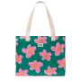 Sac shopping Claude 40 cm Big Flowers Rose We Are Jolies