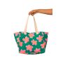 Sac shopping Claude 40 cm Big Flowers Rose We Are Jolies