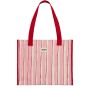 Sac shopping Claude 40 cm Rayures Larges Rose