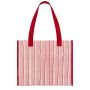 Sac shopping Claude 40 cm Rayures Larges Rose