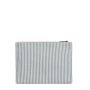 Pochette Ema 25 cm Rayures Fines Bleu