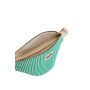 Sac banane Olivia 32 cm Rayures Fines Vert