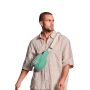 Sac banane Olivia 32 cm Rayures Fines Vert