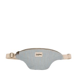 Sac banane Olivia 32 cm Rayures Larges Bleu