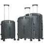 Lot de 3 valises rigides 62103 55, 67 et 77 cm Noir