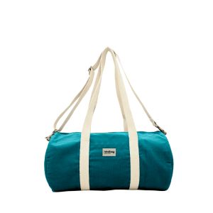 Sac polochon Simon 48 cm Bleu Paon