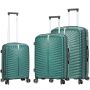 Lot de 3 valises rigides 62103 55, 67 et 77 cm Dark green