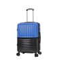 Lot de 3 valises rigides 65303 Extensible et coque bicolore 55, 66 et 76 cm Blue