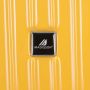 Lot de 3 valises rigides 65303 Extensible et coque bicolore 55, 66 et 76 cm Jaune