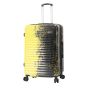 Lot de 3 valises rigides 65203 Extensible et coque bicolore 55, 66 et 76 cm Black