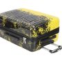 Lot de 3 valises rigides 65203 Extensible et coque bicolore 55, 66 et 76 cm Black