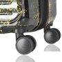 Lot de 3 valises rigides 65203 Extensible et coque bicolore 55, 66 et 76 cm Black