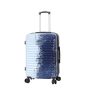 Lot de 3 valises rigides 65203 Extensible et coque bicolore 55, 66 et 76 cm Bleu