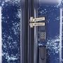 Lot de 3 valises rigides 65203 Extensible et coque bicolore 55, 66 et 76 cm Bleu