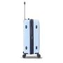 Lot de 3 valises rigides 65203 Extensible et coque bicolore 55, 66 et 76 cm Bleu